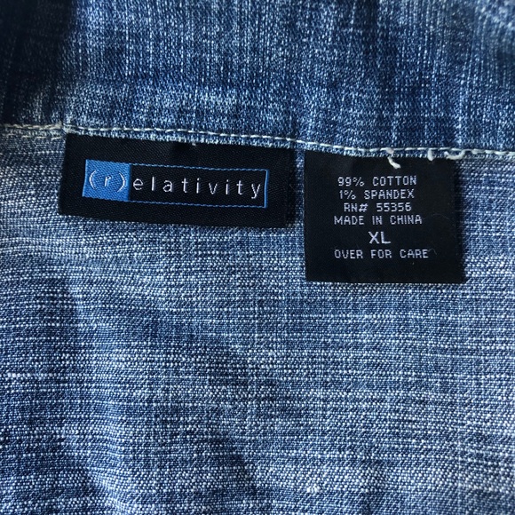 Classy denim vest by Relativity - Picture 5 of 9